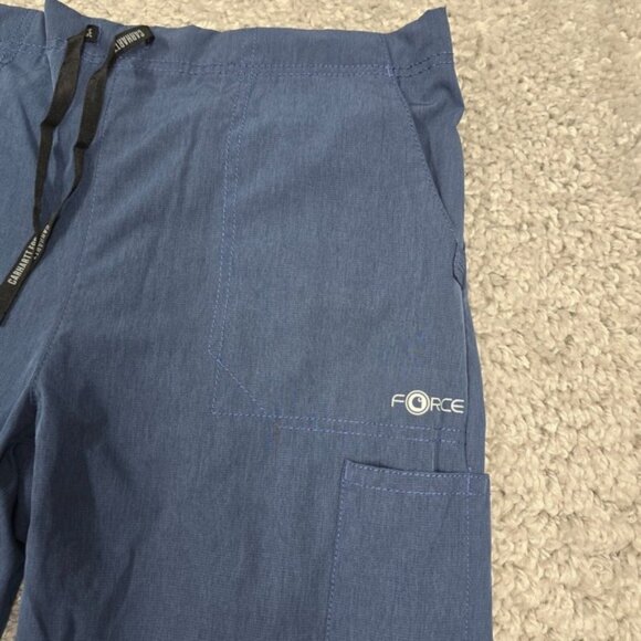 Carhartt Scrub Pants Womens Large Blue Cross Flex Utility Bootcut - Picture 3 of 7